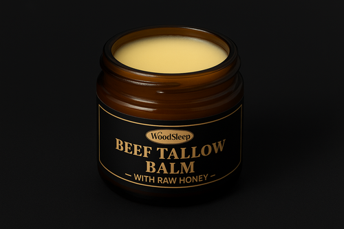 Organic Grass-Fed Beef Tallow Balm with Raw Honey